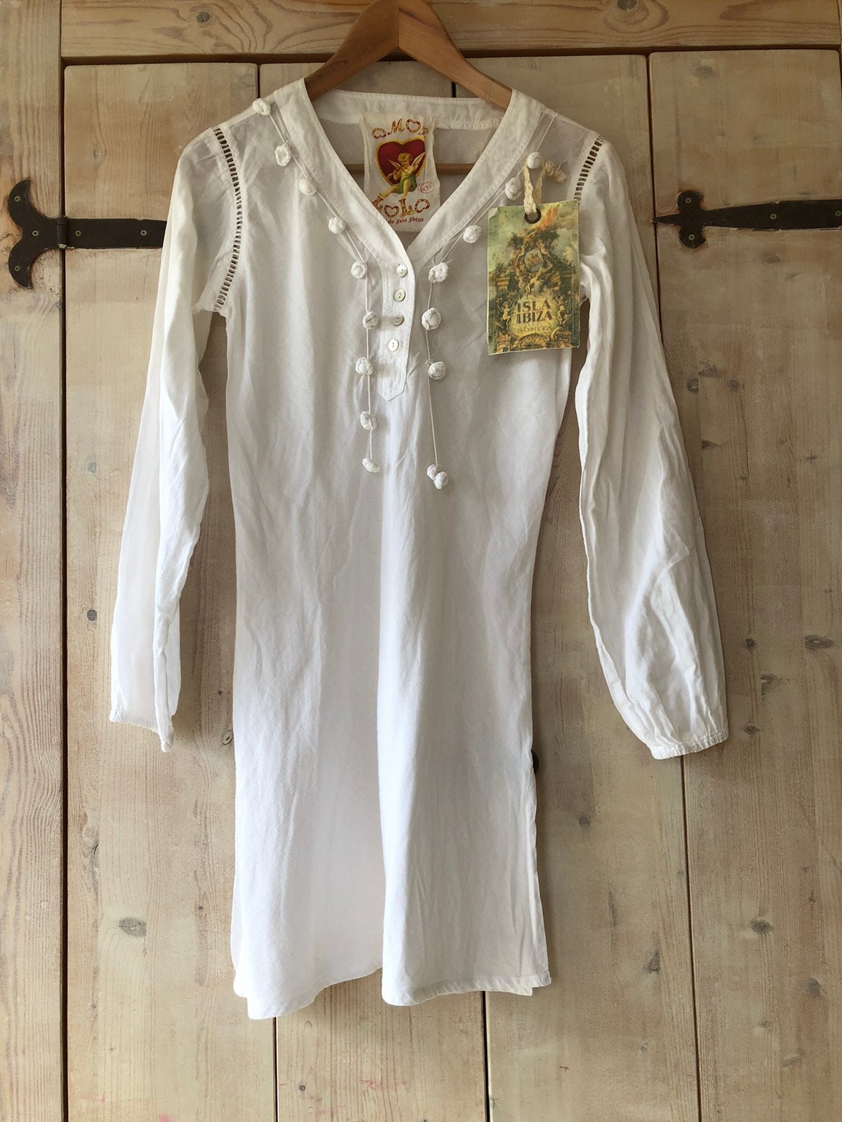 Isla ibiza - maat S - Z.G.A.N., Kleding | Dames, Ophalen of Verzenden, Zo goed als nieuw, Maat 38/40 (M), Korte mouw
