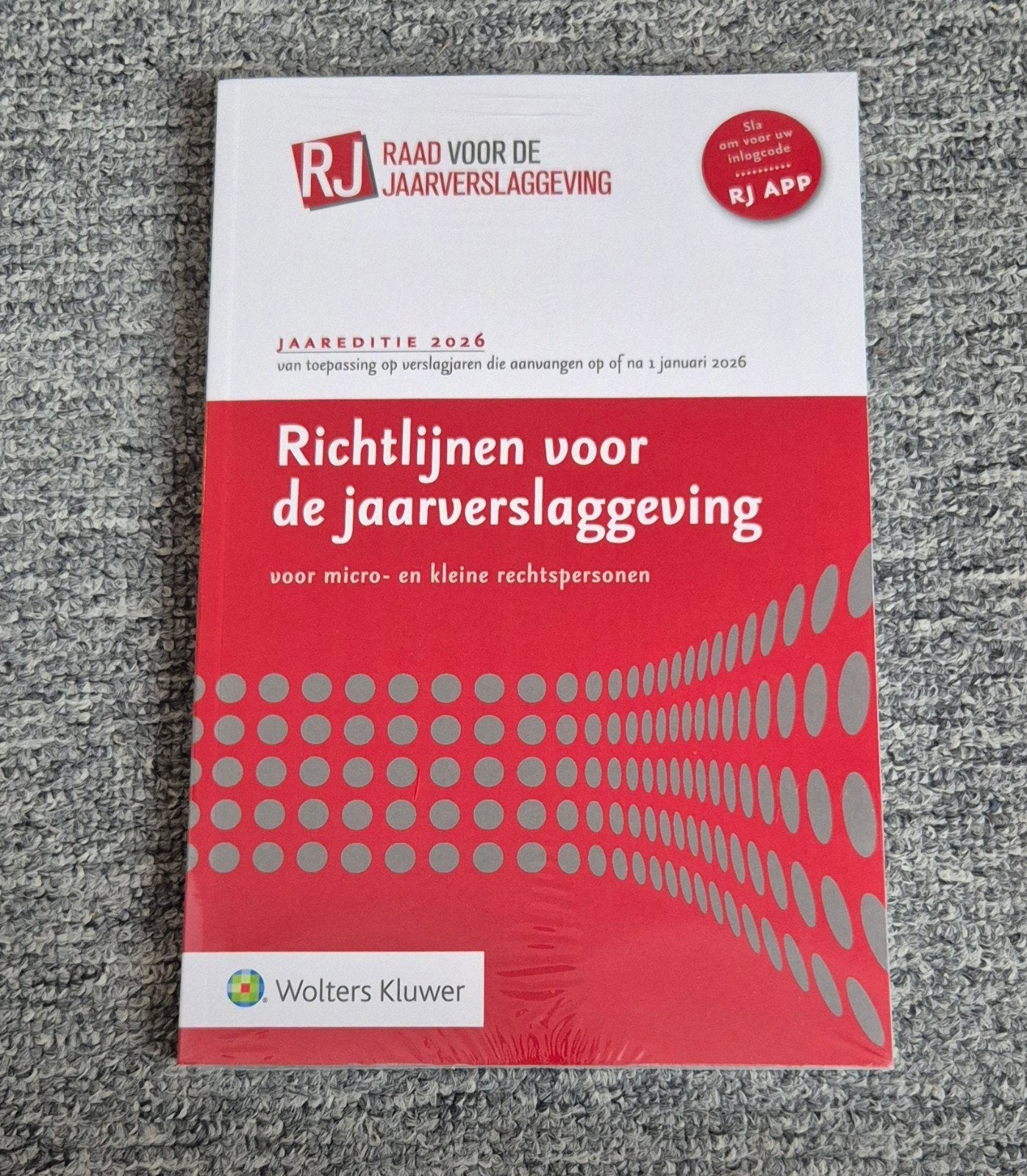 Richtlijnen voor de jaarverslaggeving jaareditie 2026, Ophalen of Verzenden, Nieuw, Wolters Kluwer