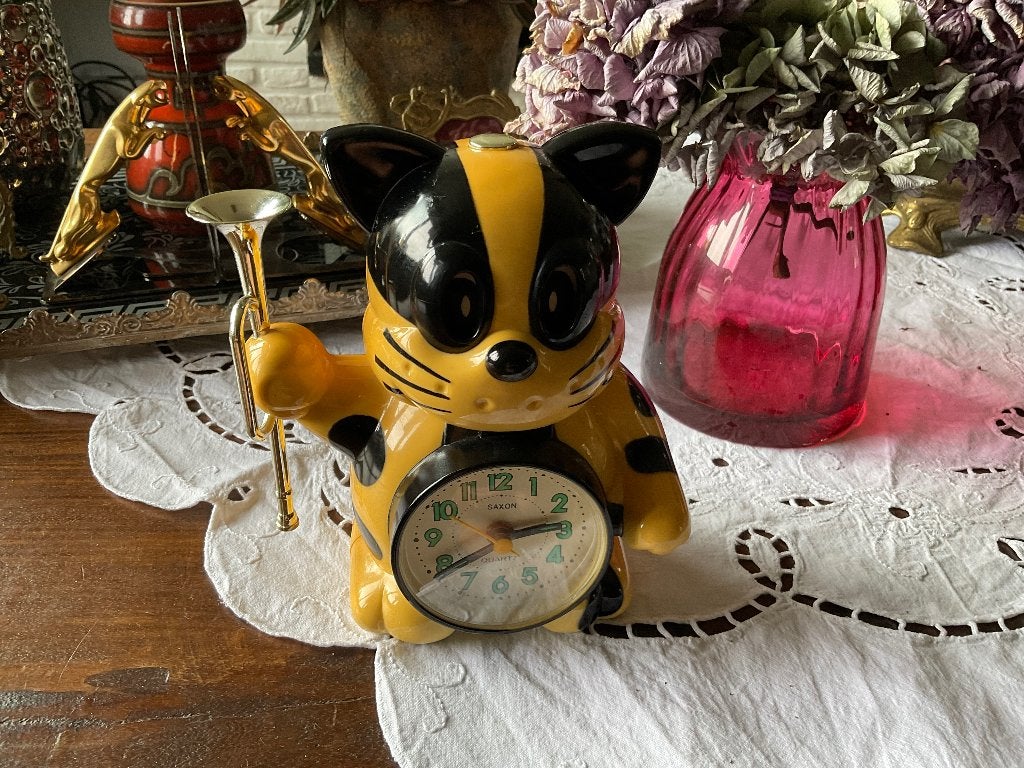 Vintage wekker Saxon Kaiser Rhythm Alarm, Ophalen of Verzenden, Gebruikt