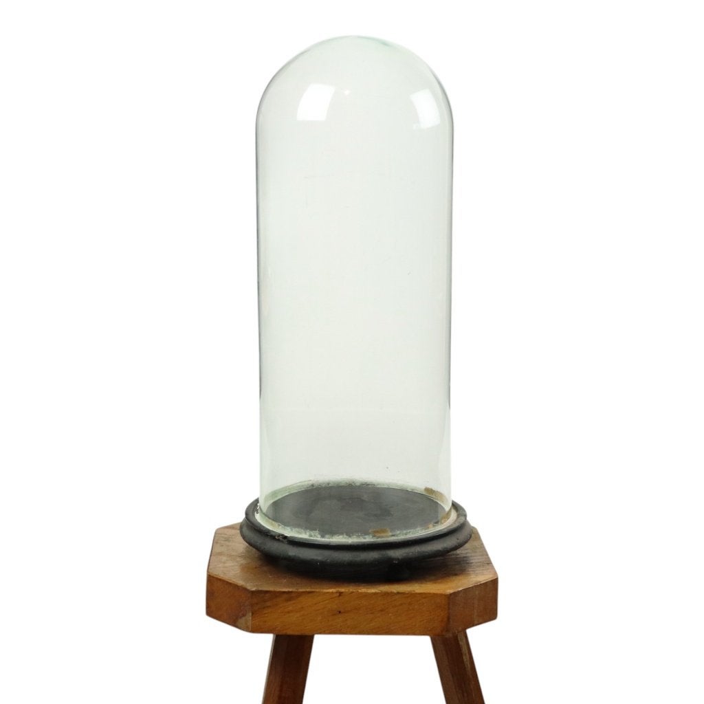 Antieke Stolp Globe Mondgeblazen Glas Begin 20ste Eeuw 46cm, Ophalen of Verzenden