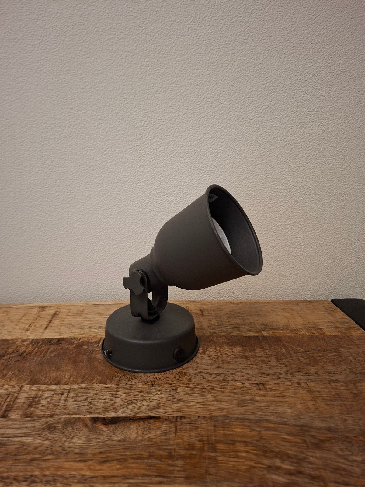 IKEA Hektar wandlamp - Zwarte spot, Ophalen, Metaal, Zwart, Gebruikt