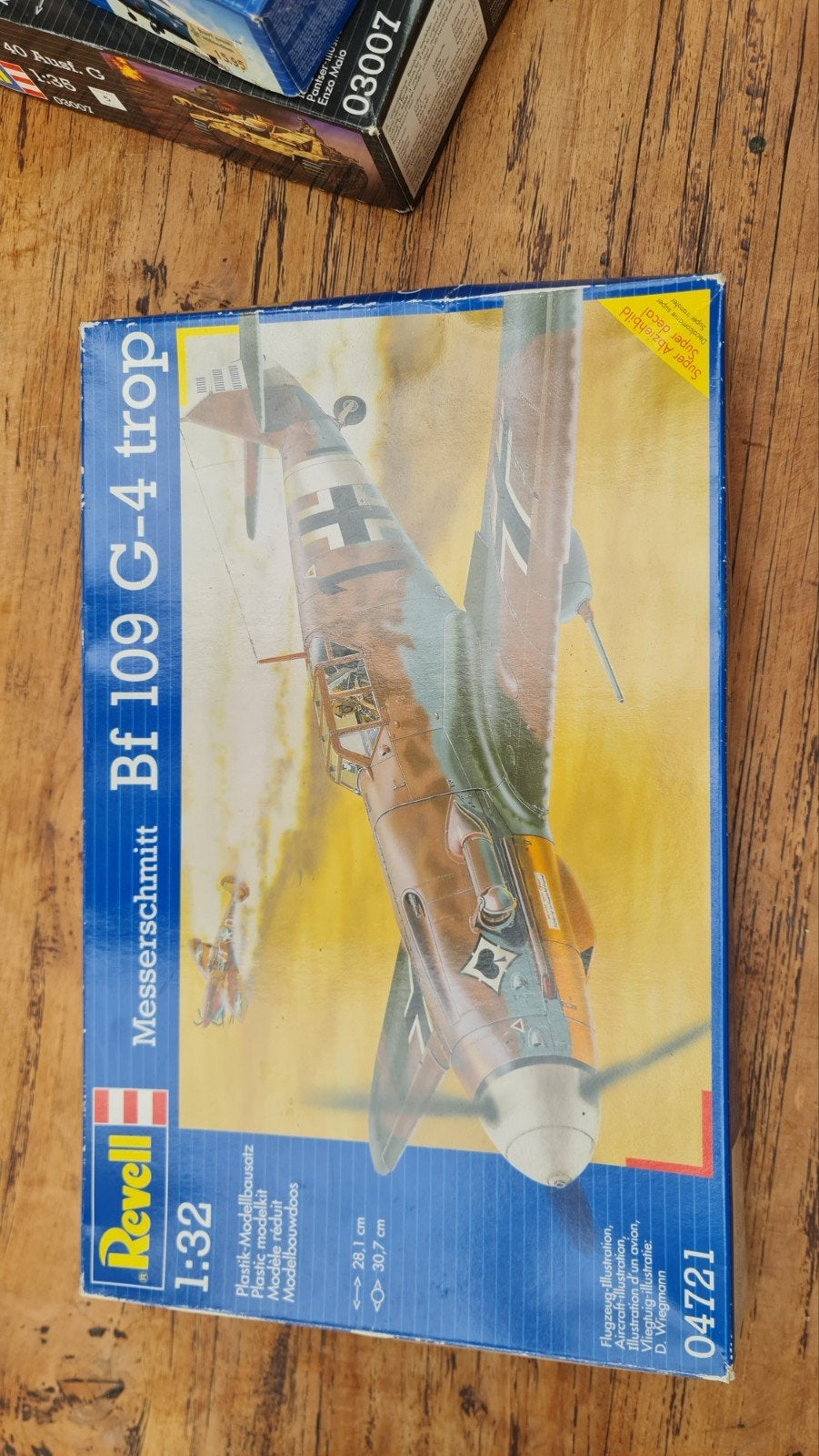 revell messerschmitt bf-109g4 1/32, Revell, Nieuw, Ophalen of Verzenden, Groter dan 1:72