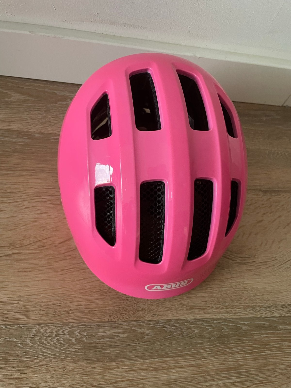 ABUS Smiley 3.0 Roze Kinderfietshelm (50-55cm), Fietsen en Brommers, Fietsaccessoires | Fietshelmen, Ophalen of Verzenden, Nieuw