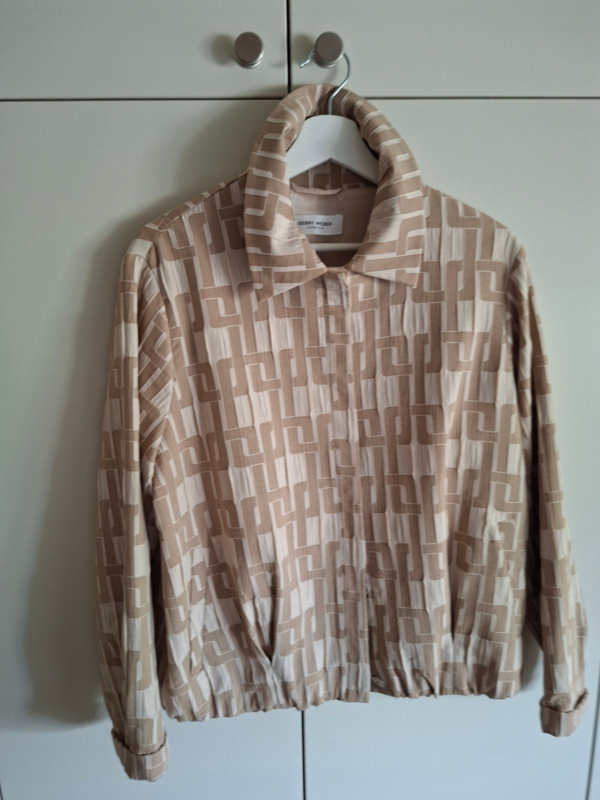 Geweldig jasje/blouson Gerry Weber mt 44 in camel/beige als, Ophalen of Verzenden, Nieuw, Maat 42/44 (L), Beige