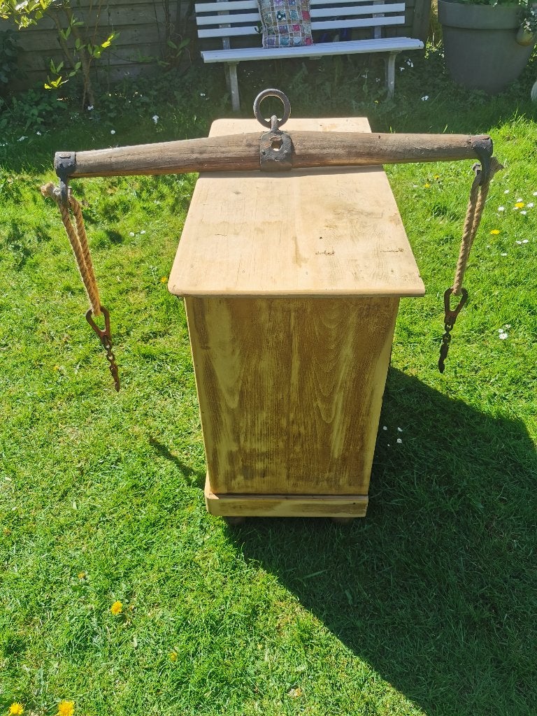 Prachtige Swingle Tree / Houten Juk b.v. als plantenhanger, Ophalen