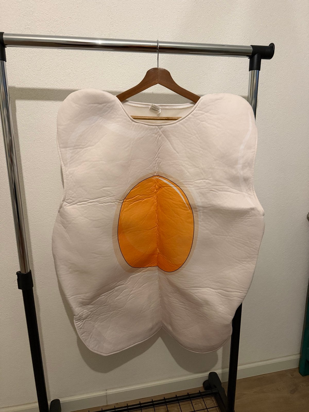 Leuk Eierkostuum voor Carnaval of Themafeest, Ophalen of Verzenden, Zo goed als nieuw, Carnaval, Kleding
