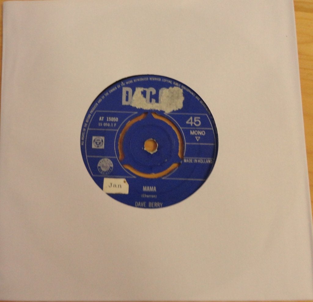 Dave Berry > Mama, Ophalen of Verzenden, Gebruikt, 7 inch, Pop
