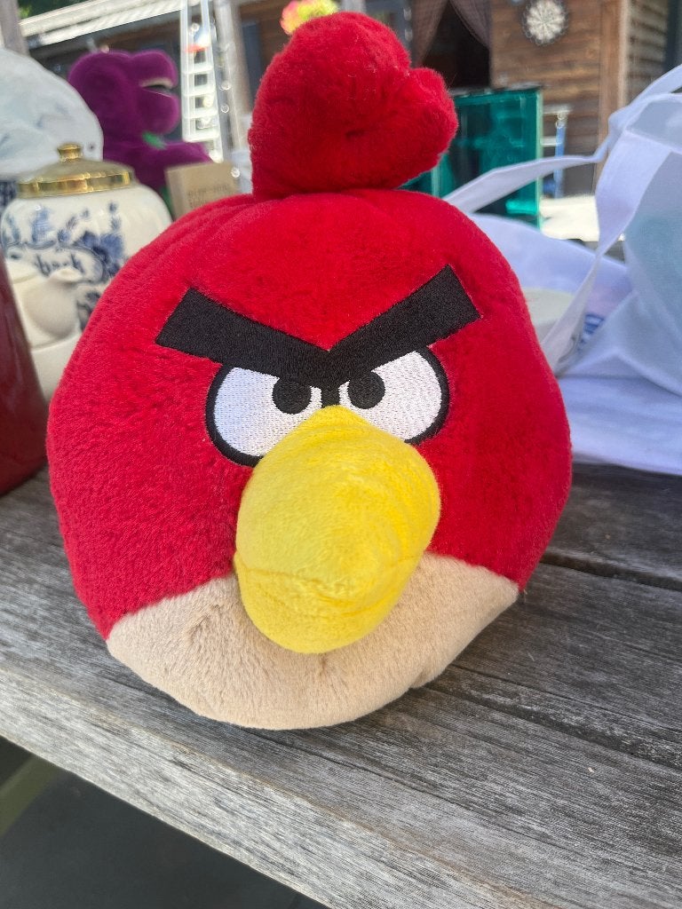 Angry Bird knuffel, Gebruikt, Overige typen, Ophalen of Verzenden, Middelgroot (20 tot 80 cm)