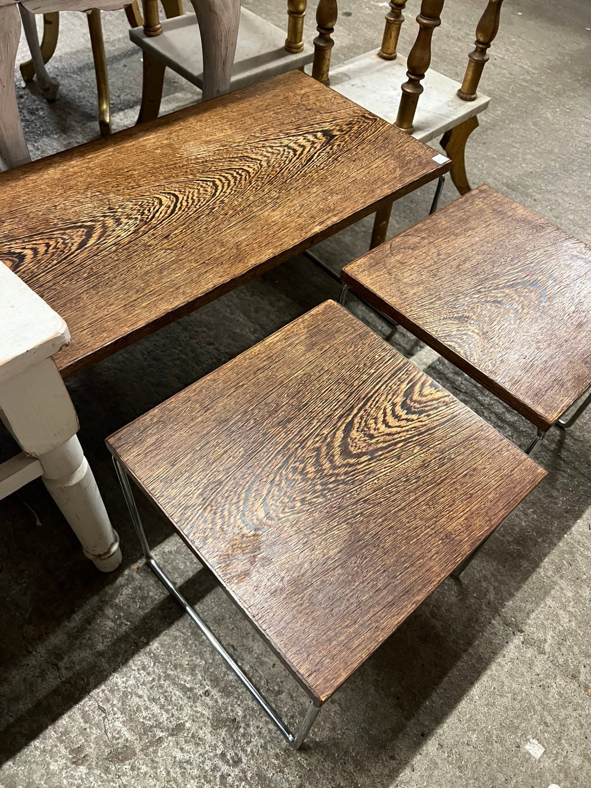 Vintage salontafel set van 3, Ophalen, ., ., .
