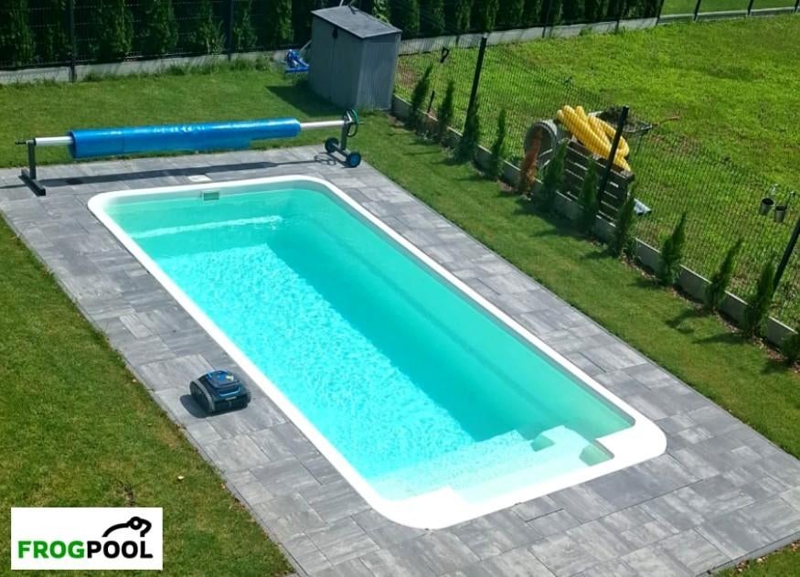 Inbouw Zwembad [Pool Cosmo 6,1x3.0] Fiberglass pool- Korting, 120 cm of meer, Ophalen of Verzenden, Rechthoekig, 300 cm of meer