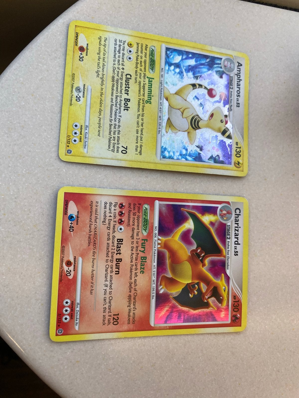 Zeldzame Pokémon kaarten - Charizard, Mewtwo, Blaziken, Ophalen, Gebruikt, Meerdere kaarten, Foil