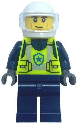 LEGO City cty1730 Police - City Officer Male, Neon Yellow, City, Lego, Nieuw, Ophalen of Verzenden