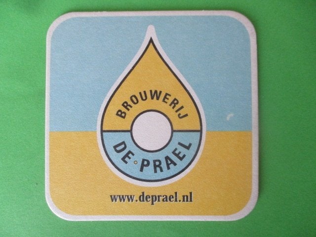 bierviltje Nederland 11-8 de prael, Ophalen of Verzenden, Nieuw, Viltje(s), Overige merken