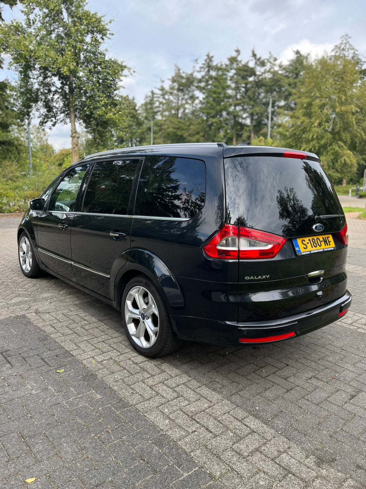 Ford Galaxy 2.0 Stci 149KW Powershift 2012 Zwart + trekhaak, 4 cilinders, 7 stoelen, Zwart, Particulier