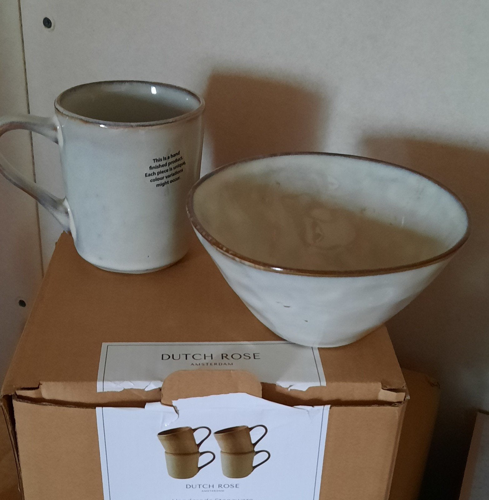 Dutch Rose organic Amsterdam servies nieuw, Ophalen of Verzenden
