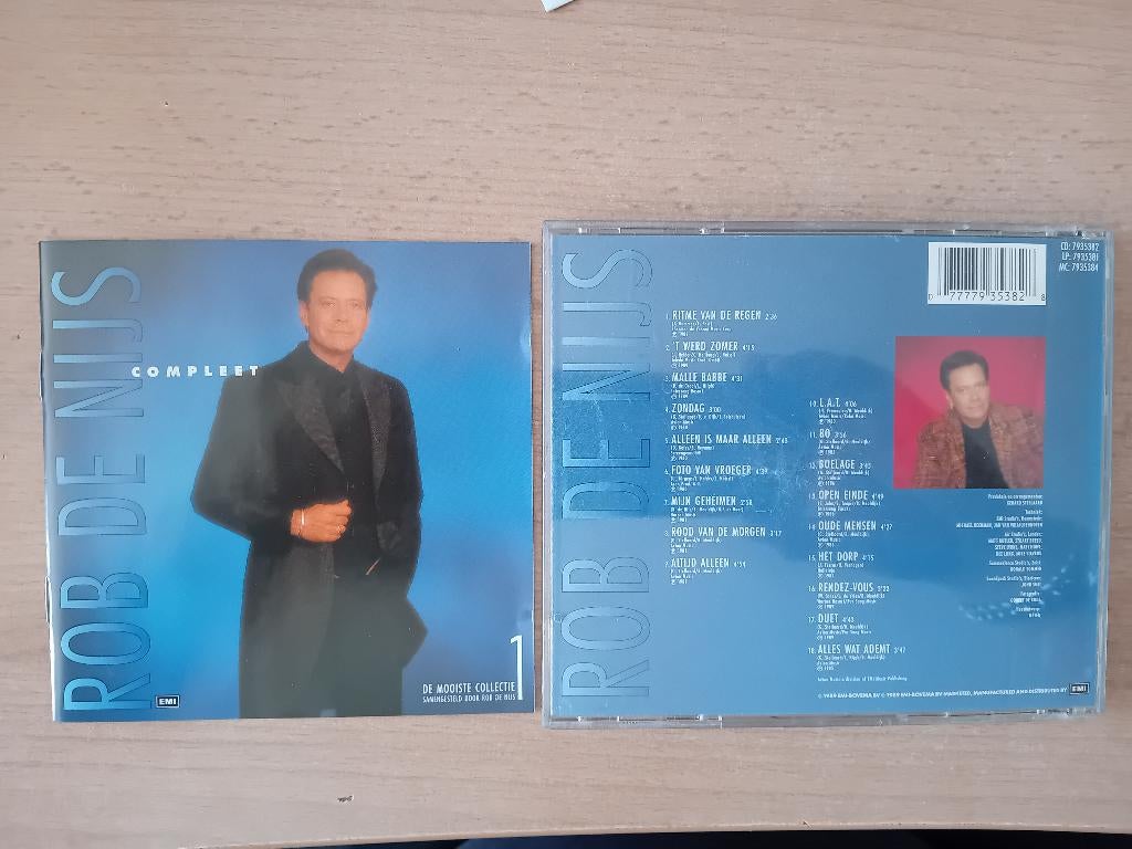 ROB DE NIJS - COMPLEET €9, Cd's en Dvd's, Vinyl | Nederlandstalig, Ophalen of Verzenden, Zo goed als nieuw, Overige formaten, Levenslied of Smartlap