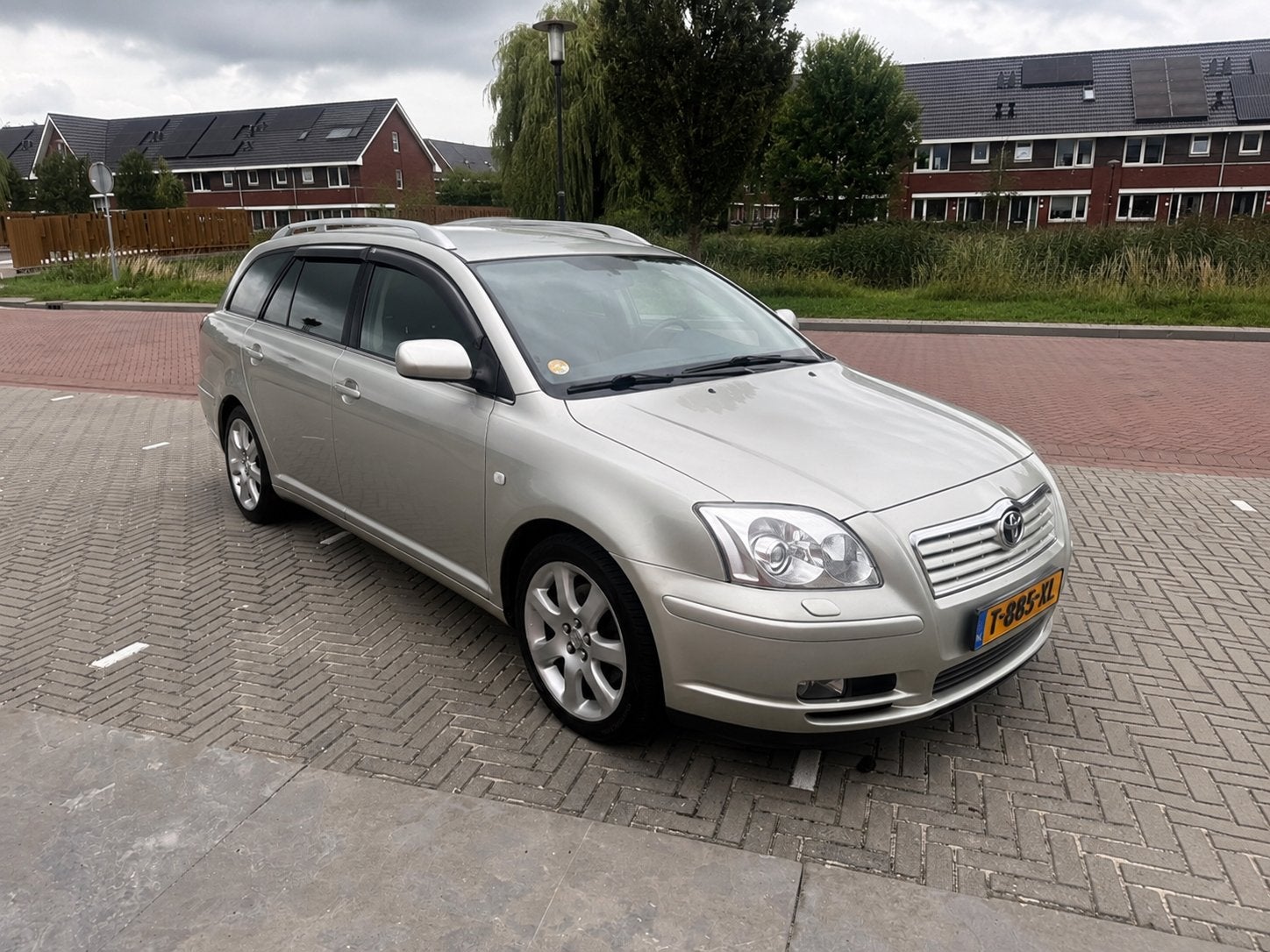 Toyota Avensis 2.0 AUTOMAAT 2005 Grijs, Auto's, 1998 cc, Zwart, 4 cilinders, Leder