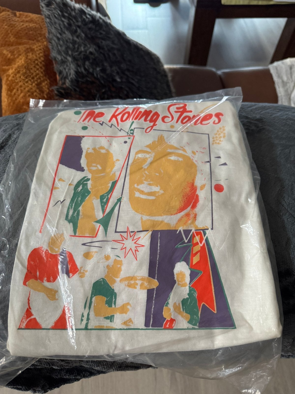 T-shirt The Rolling Sones, Ophalen of Verzenden, Zo goed als nieuw, Maat 52/54 (L)