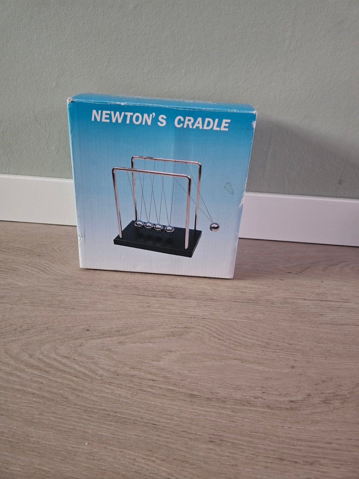 Newton's Cradle - Kinetische Balans Slinger, Ophalen of Verzenden, Zo goed als nieuw, Zilver, Metaal