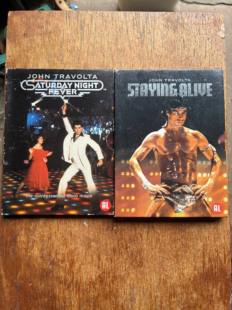 Saturday Night Fever / Staying Alive DVD (Travolta) Disco !, Engels, Alle leeftijden, Nederlands, Ophalen of Verzenden