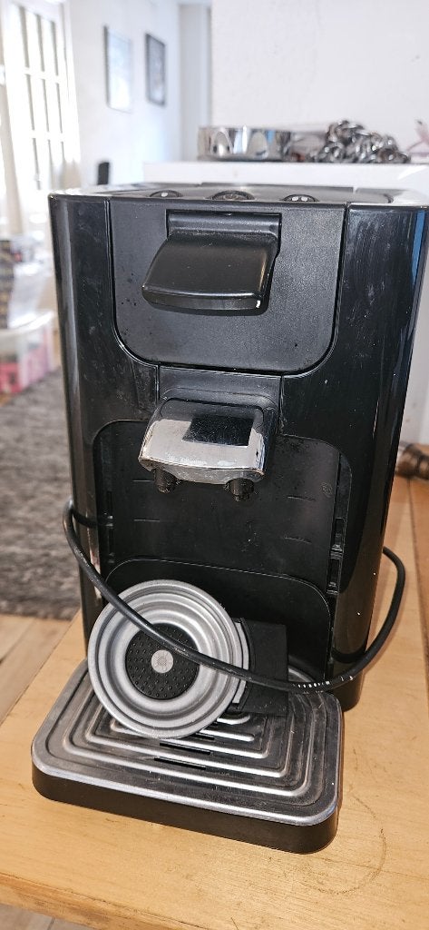 philips senseo zwart vierkant, Ophalen, Koffiemachine, Zo goed als nieuw, 2 tot 4 kopjes