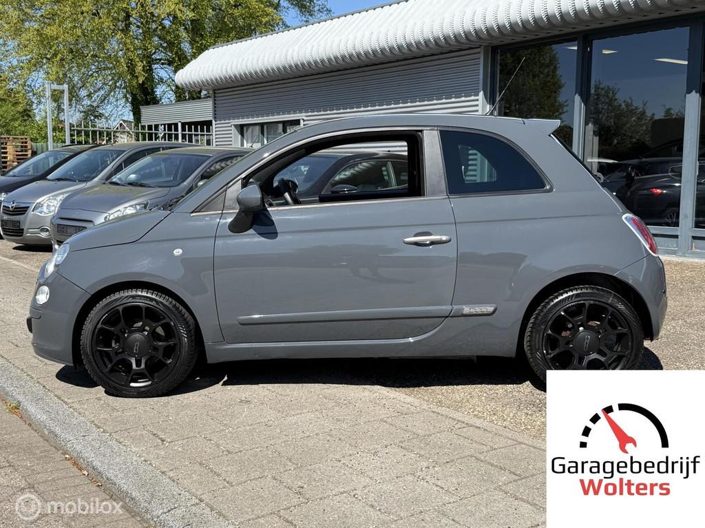 Fiat 500 0.9 TwinAir 86pk automaat half leder park.sensoren, Euro 5, 86 pk, Gebruikt, Met garantie (alle)