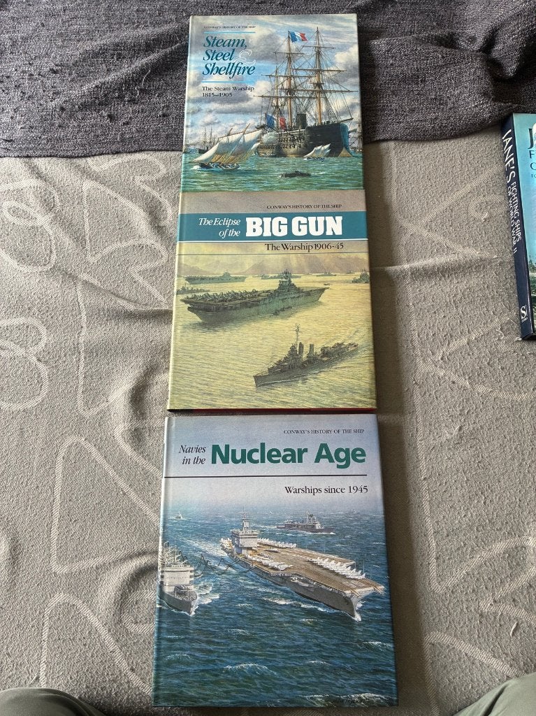 Conway's History of The Ship - drie boeken, Friedman, Marine, Ophalen of Verzenden, Zo goed als nieuw