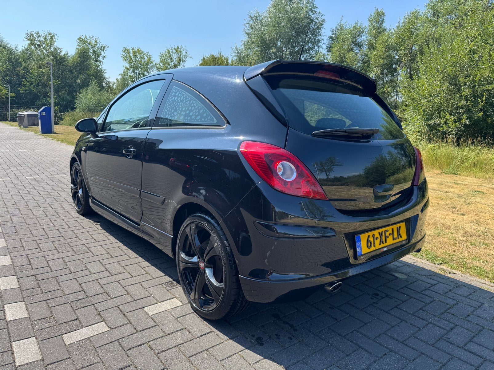 Opel Corsa | APK juli 2027 | Distributieketting vervangen, Auto's, Zwart, 4 cilinders, Zwart, Handgeschakeld
