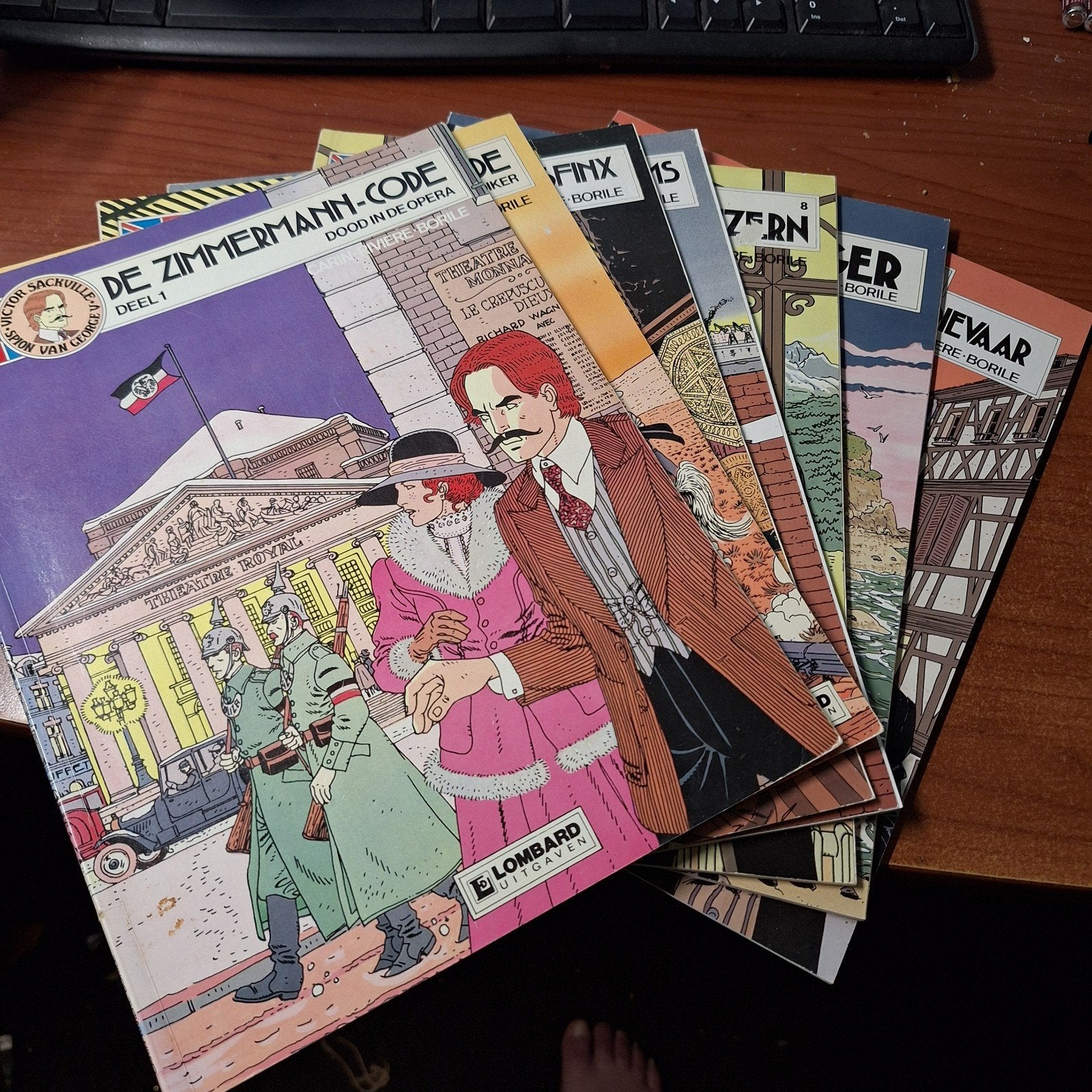 Victor Sackville serie: 7 albums, Meerdere comics, Ophalen of Verzenden, Gelezen, Europa