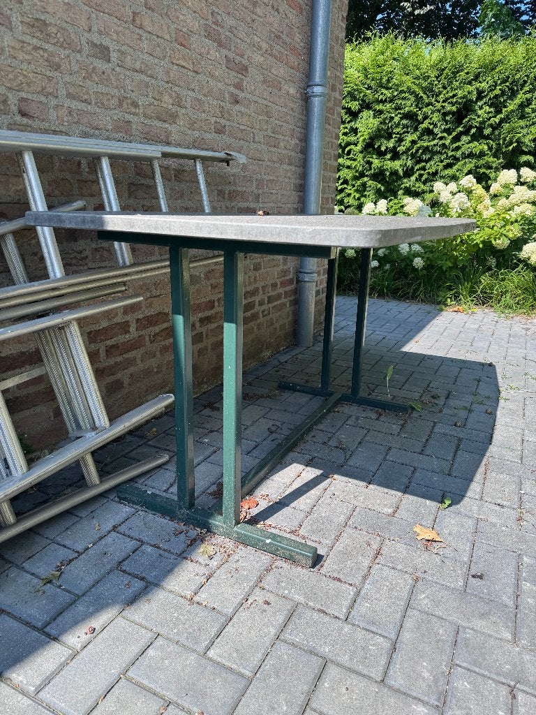 Tuintafel, Ophalen, Gebruikt, Rechthoekig, Overige materialen
