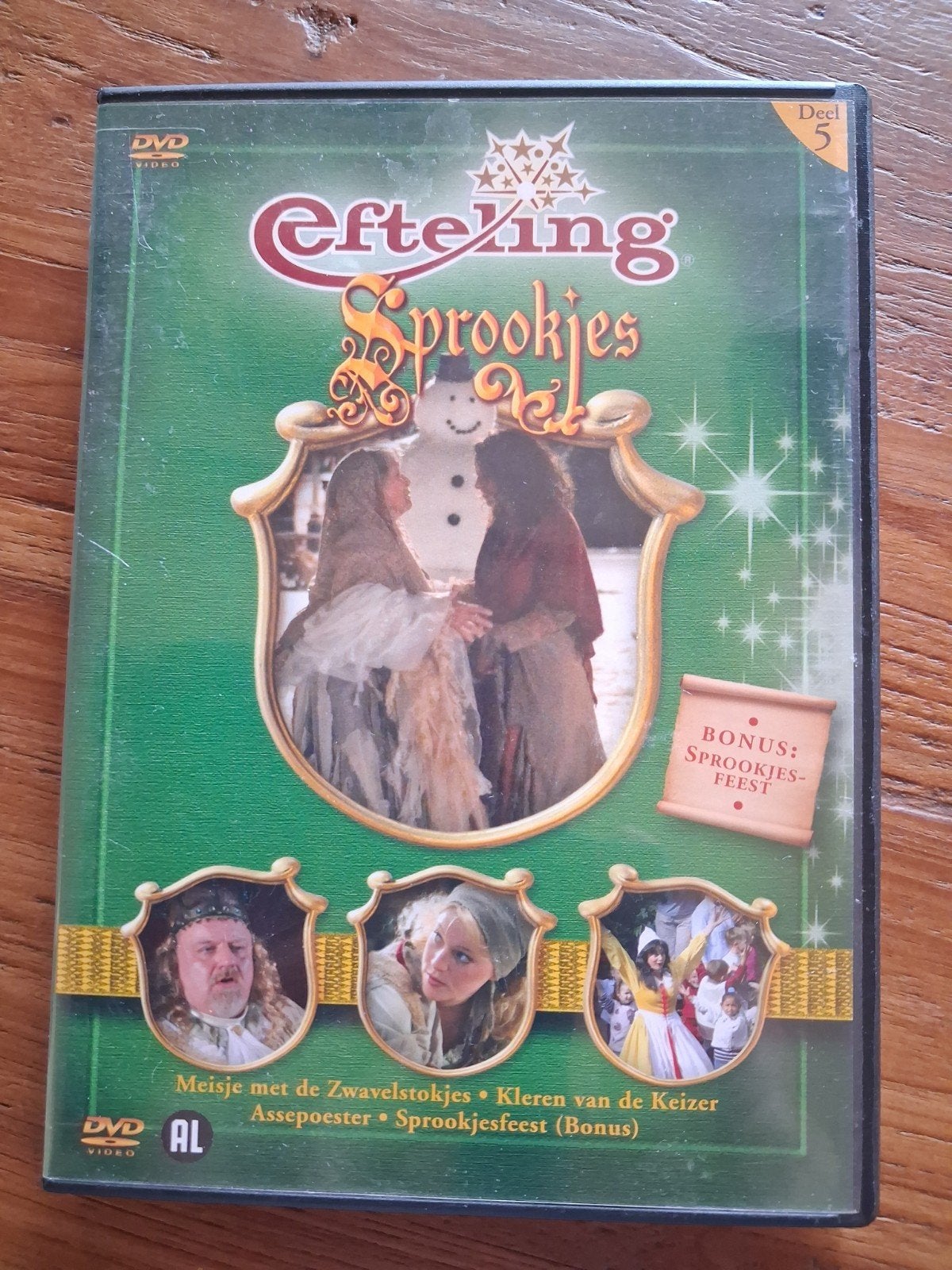 Efteling Sprookjes Deel 5 DVD - Meisje met de Zwavelstokjes, Gebruikt, Alle leeftijden, Sprookjes, Extra's