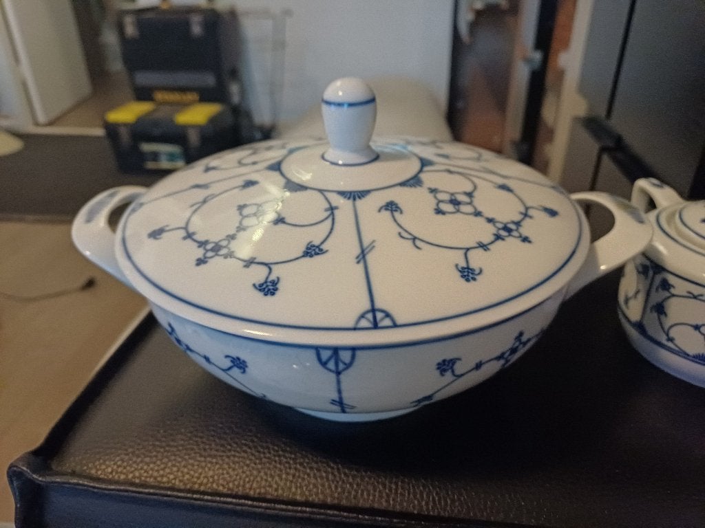 Servies blau laks, Ophalen of Verzenden