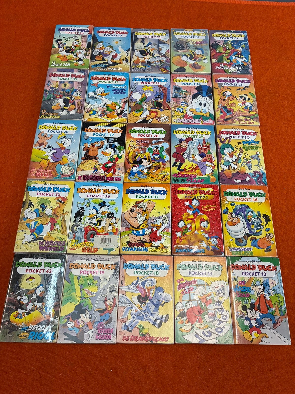 25 Donald Duck pockets voor € 25,00, Ophalen of Verzenden, Zo goed als nieuw