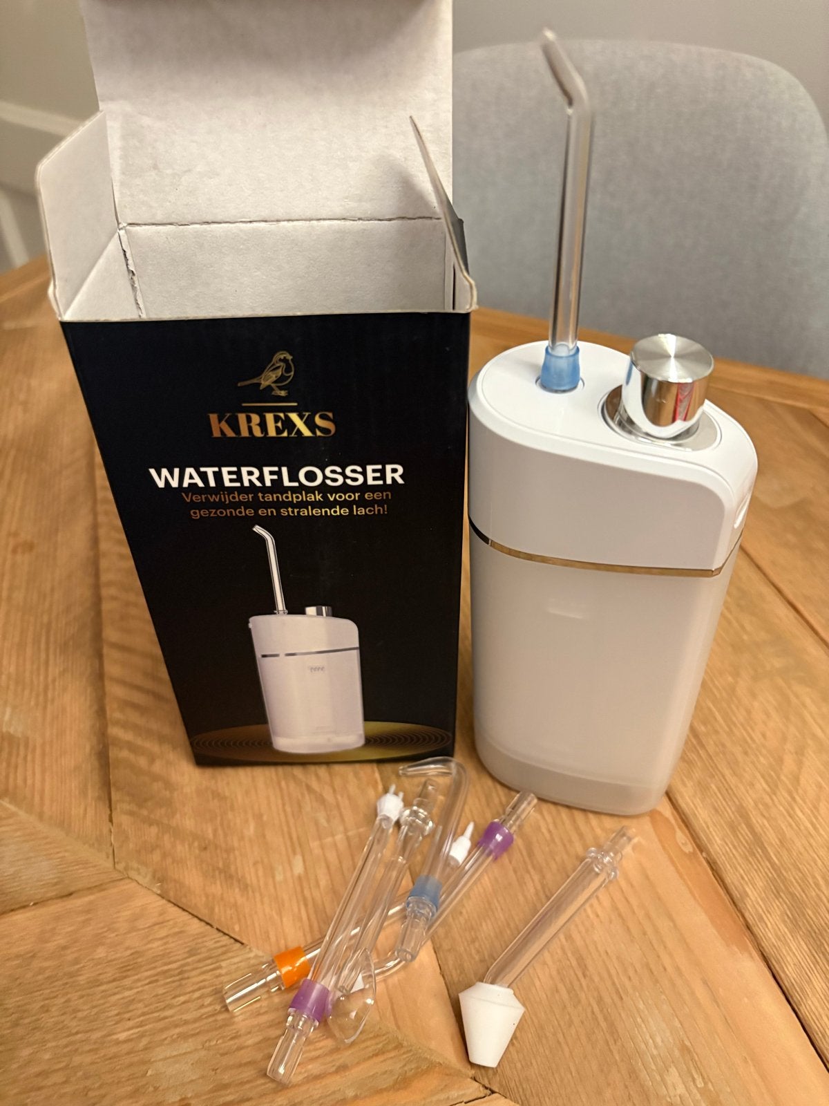 Krexs Waterflosser, Witgoed en Apparatuur, Ophalen of Verzenden, Zo goed als nieuw, Mondverzorging