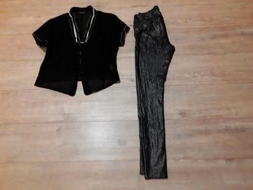 broek lang maat 36,38  zwart ,gele ,zomerset ,legging, Ophalen of Verzenden, Zo goed als nieuw, Maat 38/40 (M)