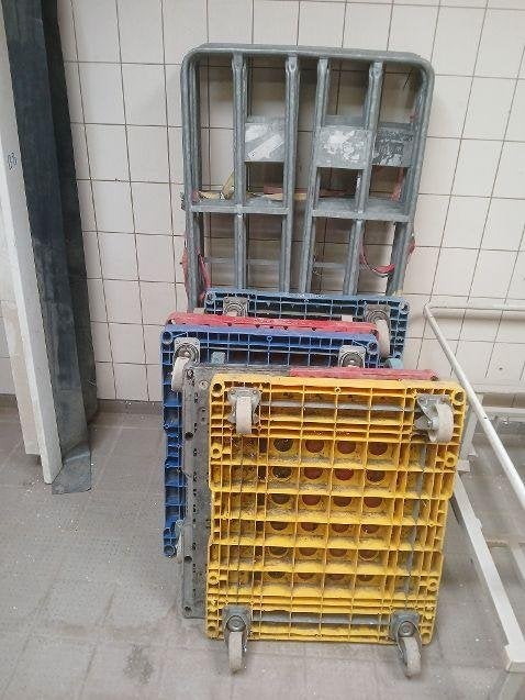 rolcontainers, Doe-het-zelf en Verbouw, Transportwagens, 100 liter of meer, Ophalen, Gebruikt, Transportkar