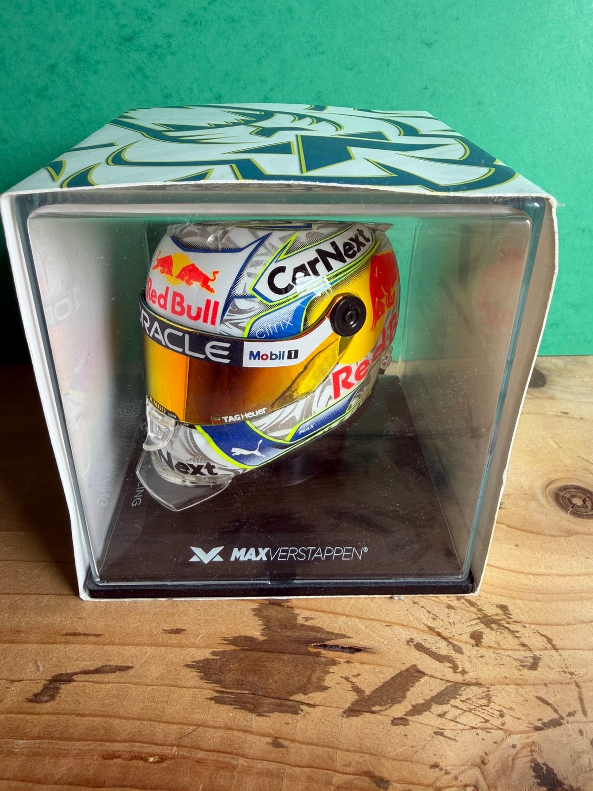 Max Verstappen 1:4 helm austrian gp 2022, Ophalen of Verzenden, Zo goed als nieuw, Formule 1