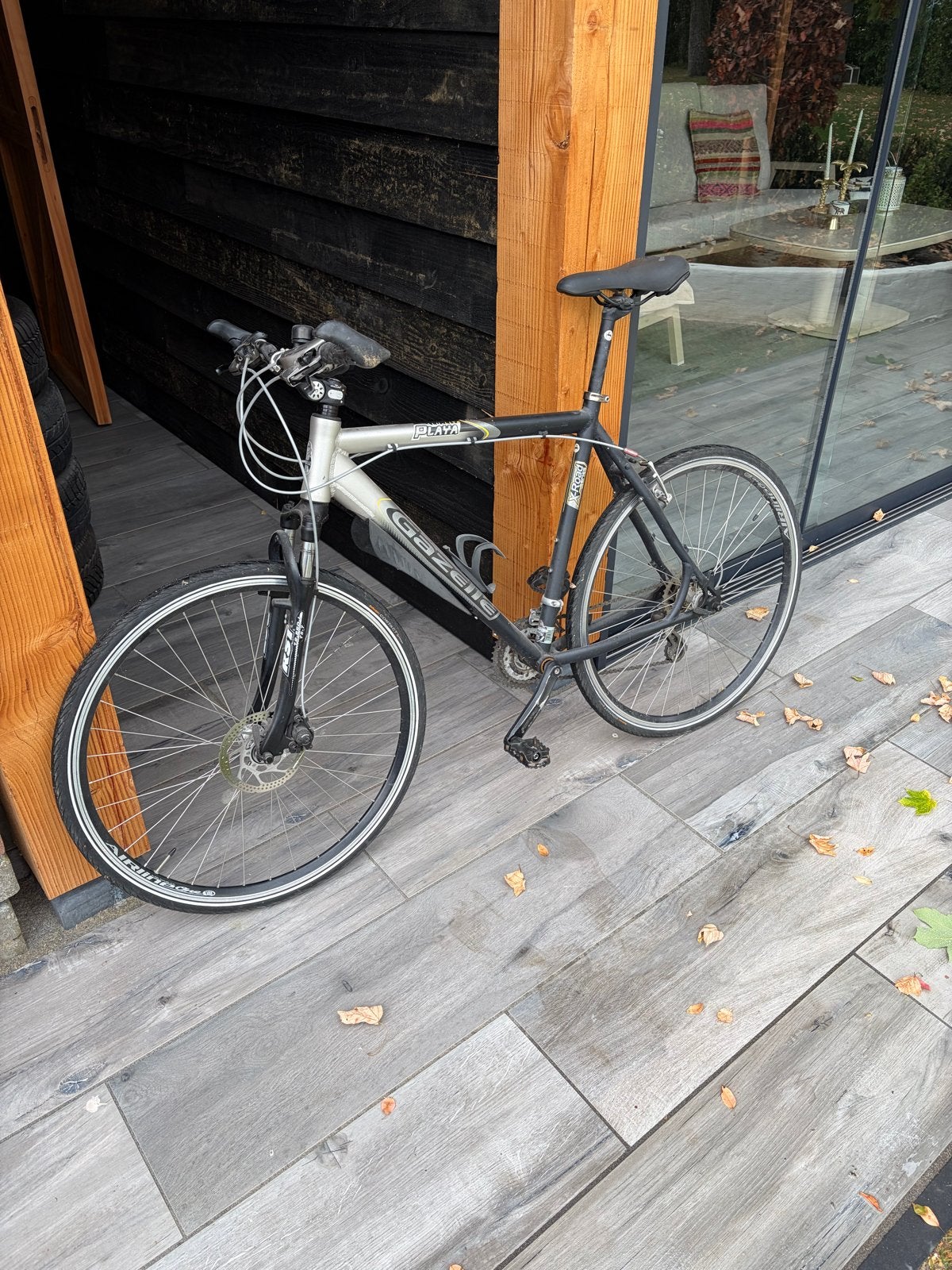 Gazelle Playa X-Road Herenfiets - 58 cm frame, Ophalen, 28 inch, Gebruikt, Vering