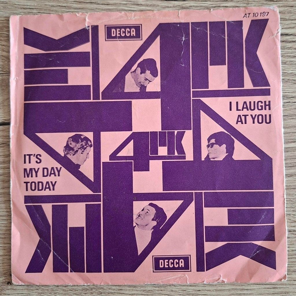 4 PK single Nederbeat It's My Day Today, Cd's en Dvd's, Vinyl Singles, Ophalen of Verzenden, Gebruikt, 7 inch, Pop
