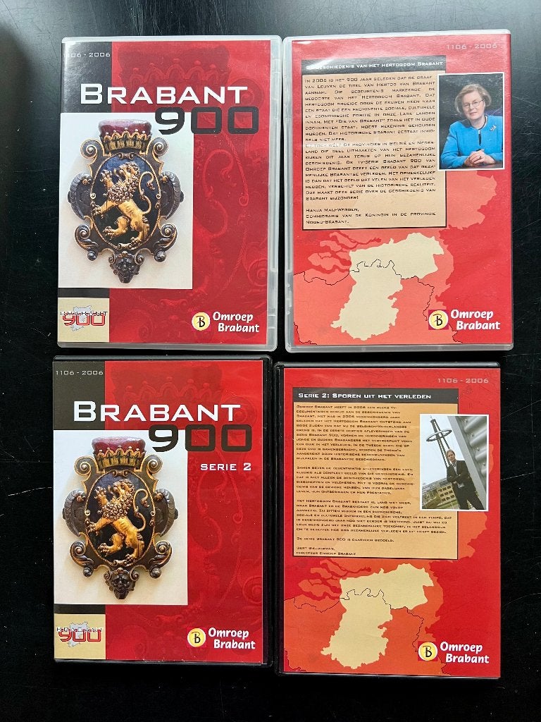Brabant 900 DVD Serie 1 en Serie 2, Alle leeftijden, Zo goed als nieuw, Politiek of Geschiedenis, Ophalen of Verzenden