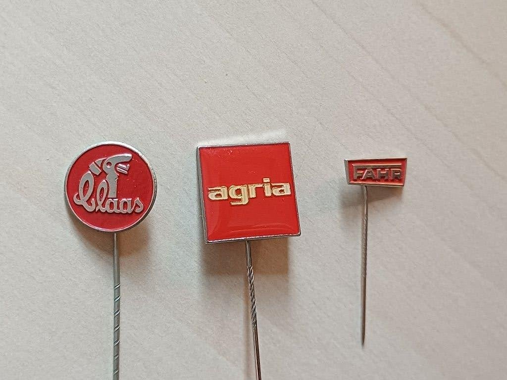 3x landbouw spelden, Verzenden, Gebruikt, Merk, Speldje of Pin
