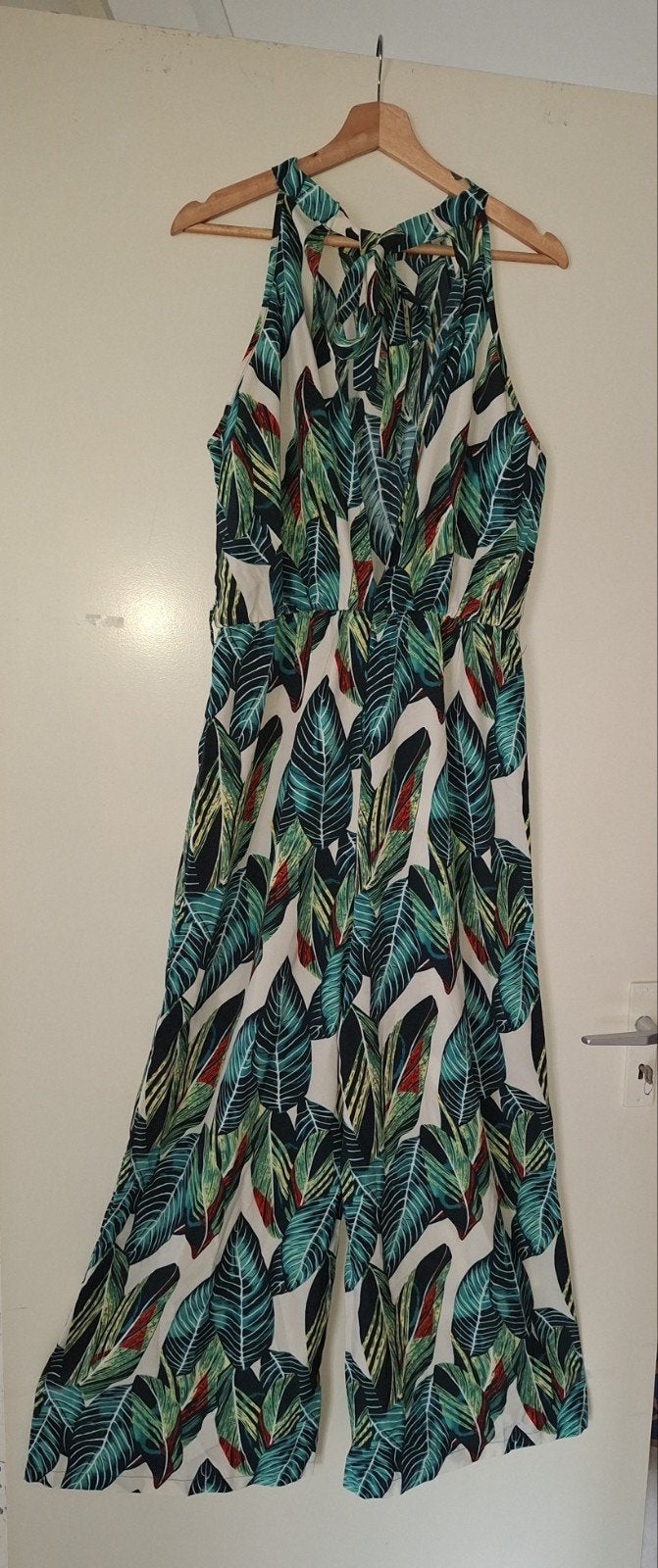 Jumpsuit met wijde pijpen Shein maat L, Overige kleuren, Maat 42/44 (L), Ophalen of Verzenden, Zo goed als nieuw