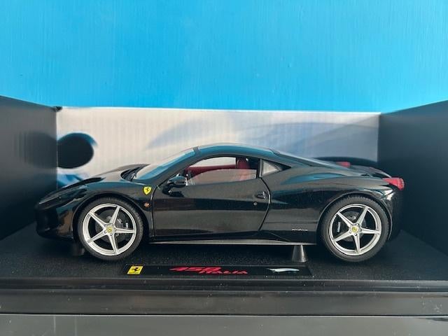 FERRARI 458 ITALIA 1:18 HOT WHEELS ELITE, Hobby en Vrije tijd, Modelauto's | 1:18, Ophalen of Verzenden, Zo goed als nieuw, Auto