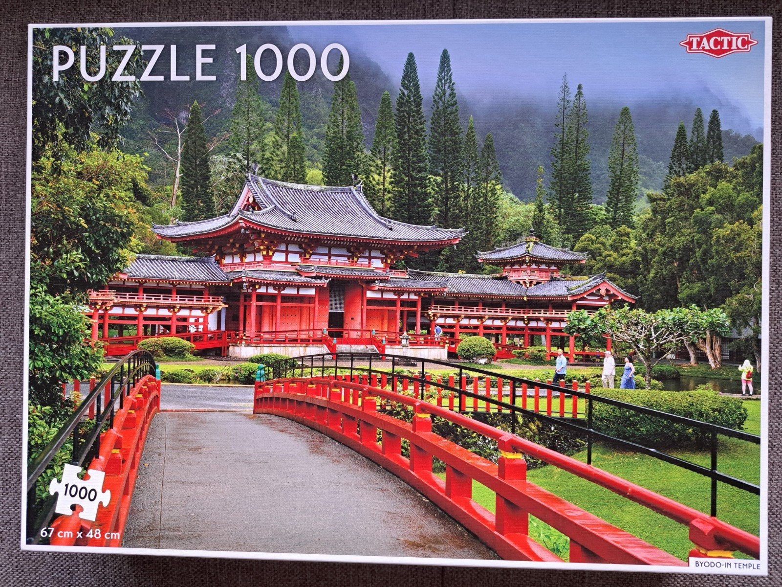 Tactic Legpuzzel Byodo-In Temple 1000 stukjes, Ophalen of Verzenden, 500 t/m 1500 stukjes, Zo goed als nieuw, Legpuzzel