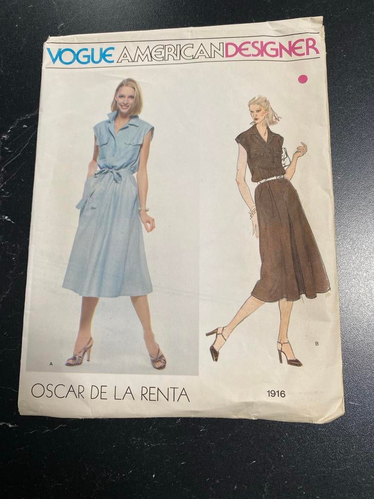 Vogue American Designer Oscar de la Renta Jurk Patroon, Overige merken, Vrouw, Ophalen of Verzenden, Overige typen