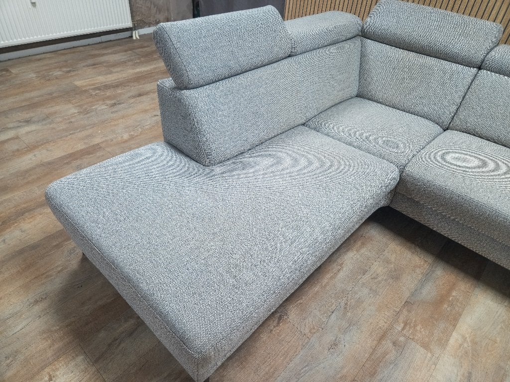 Mooi Grijs MONTEL Hoekbank, Info@banxtel.nl, Gebruikt, Hoekbank, Hoekbank