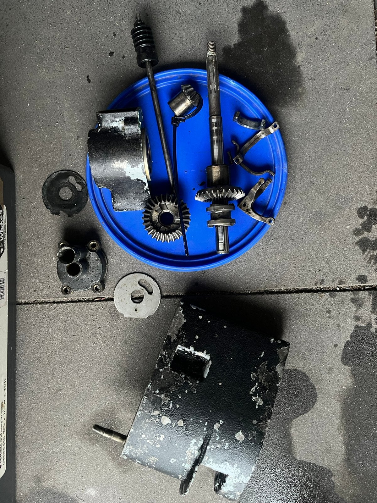 Onderdelen staartstuk Selva 9.9 pk  4 takt, Ophalen of Verzenden, Gebruikt, Motor en Techniek