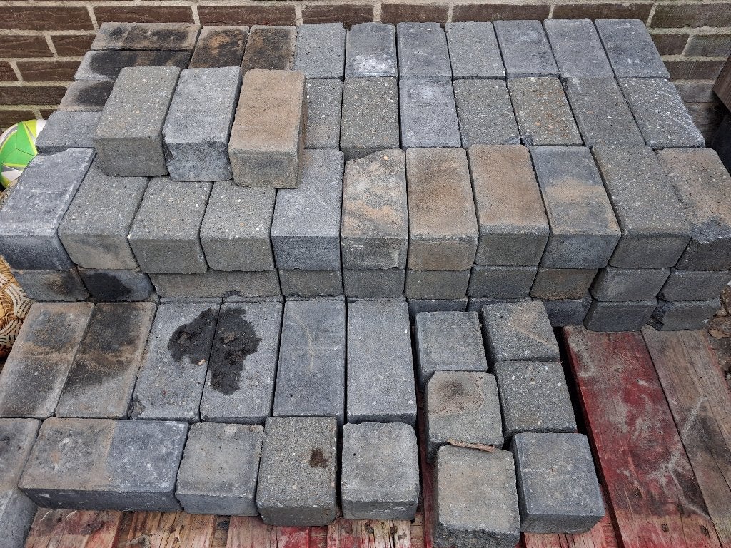 Straatklinkers, Tuin en Terras, Ophalen, Gebruikt, Beton, Klinkers