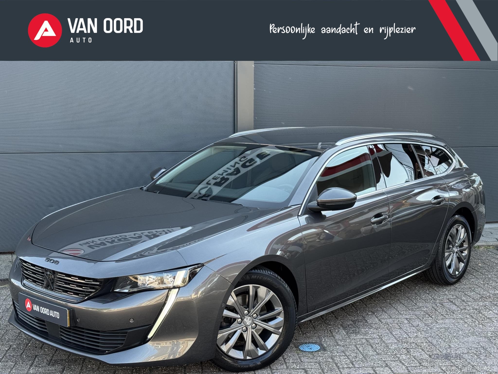 Peugeot 508 SW 1.2 Allure / 100% Onderhoud / Geen Import, 745 kg, Gebruikt, 1199 cc, Leder en Stof