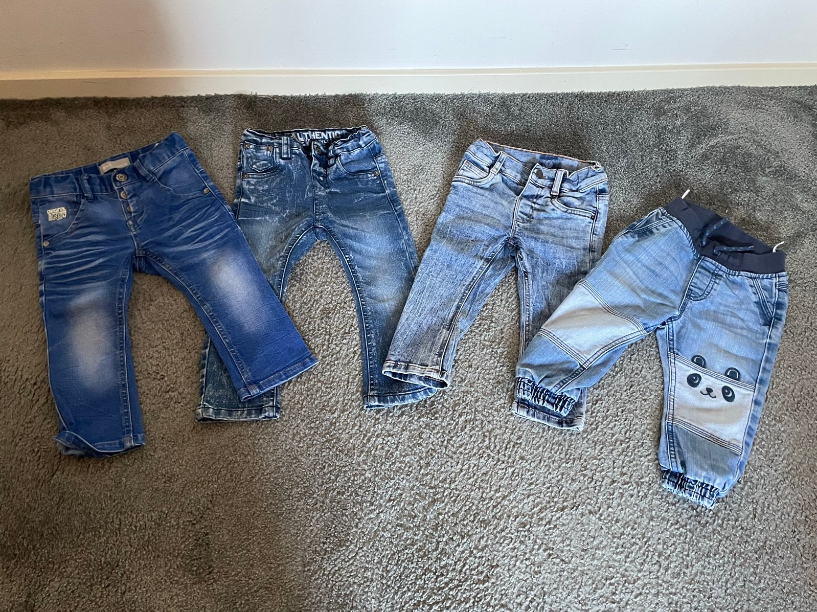 4x broek maat 86 voor jongen, Ophalen of Verzenden, Gebruikt, Jongetje, Broekje